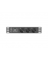 lanberg Listwa zasilająca Rack PDU 10 1U 3x Schuko 2m 16A czarna - nr 7