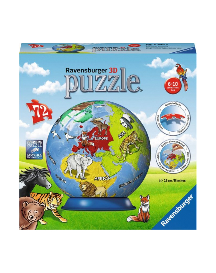 Puzzle 3D 72el Globus 118403 RAVENSBURGER główny