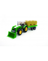 Traktor spychacz + naczepa zielony TEAMA - nr 1