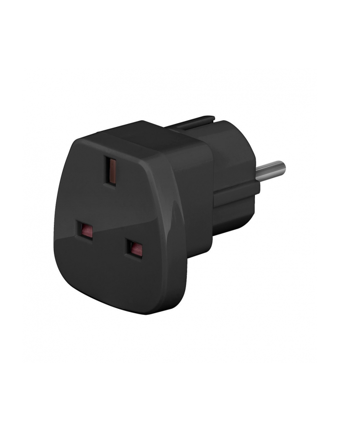 techly Adapter wtyku zasilania UK/EU 13A, UK/BS - CEE 7/7 czarny główny