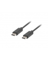 lanberg Kabel USB-C M/M 2.0 0.5m czarny - nr 1