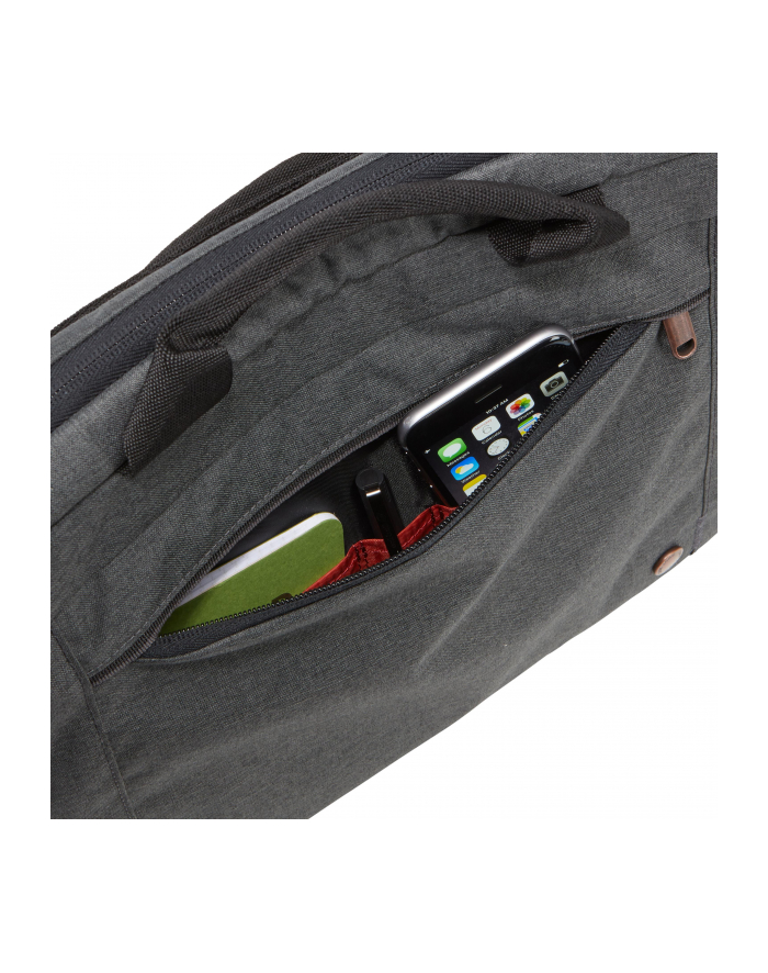 Case Logic Era EERAA 14'' szara torba do laptopa 15.6'' | 1 komora | poliester | odpinany pasek na ramię | szara główny