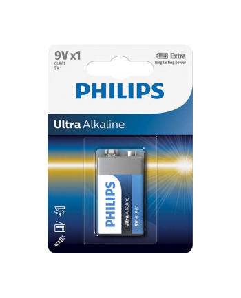 philips Bateria Ultra Alkaline 9V 1szt. blister