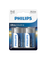 philips Baterie Ultra Alkaline D 2szt. - blister (LR20) - nr 2