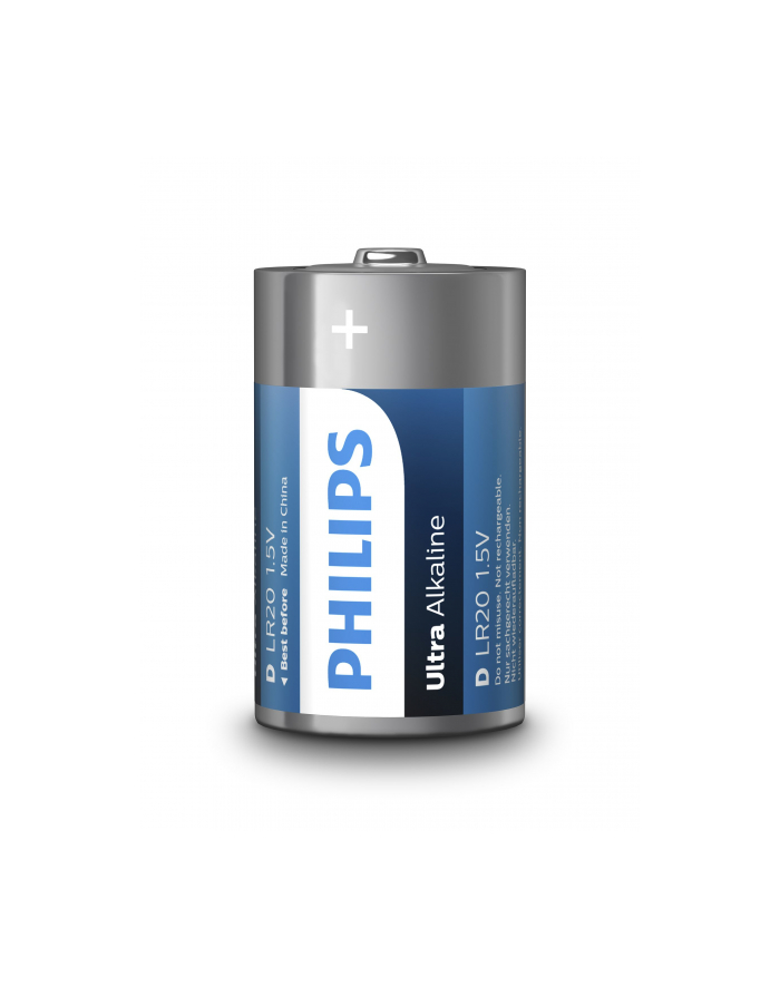 philips Baterie Ultra Alkaline D 2szt. - blister (LR20) główny