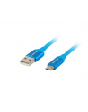 lanberg Kabel Premium USB micro BM - AM 2.0 1m niebieski QC 3.0 - nr 9