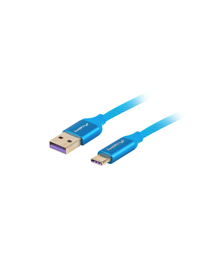 lanberg Kabel Premium USB CM - AM 2.0 0.5m niebieski 5A główny