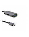 qoltec Adapter USB typ C męski/ HDMI żeński/ VGA żeński - nr 3
