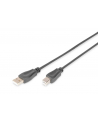 assmann Kabel połączeniowy USB 2.0 HighSpeed Typ USB A/USB B M/M czarny 1,8m - nr 2