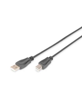 assmann Kabel połączeniowy USB 2.0 HighSpeed Typ USB A/USB B M/M czarny 1,8m