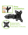 techly Uchwyt na słup do monitora LED/LCD 13-30 10kg VESA regulowany czarny - nr 33