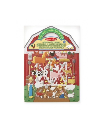 melissa & doug MELISSA Naklejki wielokrotnego użytku Farm 19408