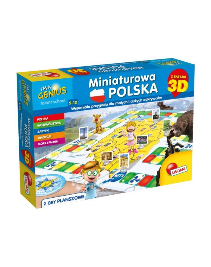 lisciani giochi I'm Genius Miniaturowa Polska 3D 69323 główny