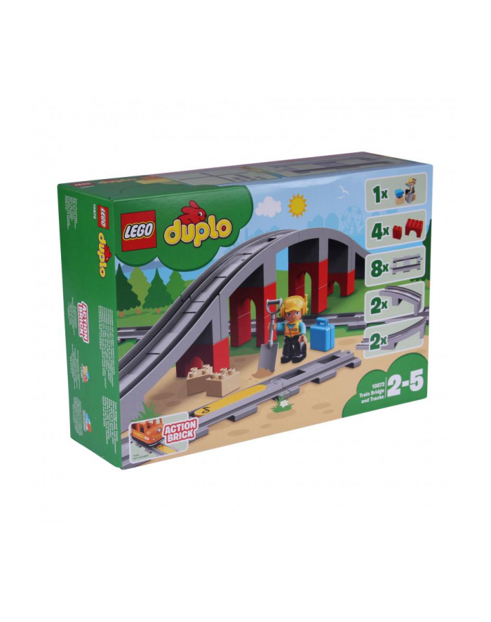 LEGO 10872 DUPLO Tory kolejowe i wiadukt p2 główny