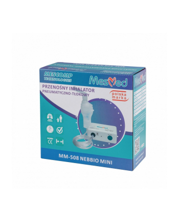 mesmed Inhalator pneumatyczno-tłokowy przenośny MM-508 Nebbio   Mini