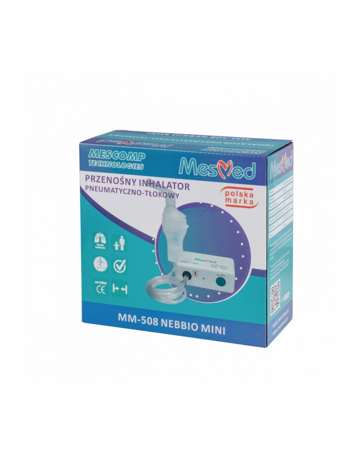 mesmed Inhalator pneumatyczno-tłokowy przenośny MM-508 Nebbio   Mini główny