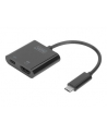 digitus Adapter graficzny HDMI 4K 60Hz UHD na USB 3.1 Typ C, Power Delivery z audio, czarny, aluminiowy - nr 5