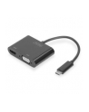 digitus Adapter graficzny HDMI/ VGA 4K 30Hz UHD/ FHD na USB 3.1 Typ C, z audio, czarny, aluminiowy - nr 5