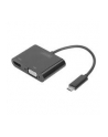 digitus Adapter graficzny HDMI/ VGA 4K 30Hz UHD/ FHD na USB 3.1 Typ C, z audio, czarny, aluminiowy - nr 8