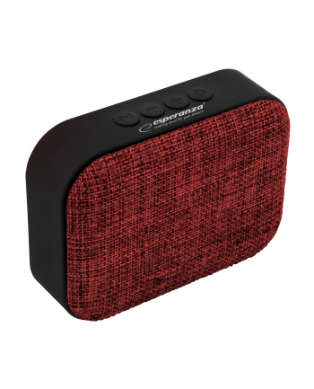 esperanza Głośnik Bluetooth FM Samba czerwony