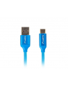 lanberg Kabel Premium USB CM - AM 2.0 1m niebieski 5A, pełna miedź - nr 13