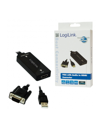 logilink Konwerter VGA do HDMI z audio