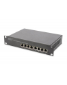 digitus Switch niezarządzalny Gigabit 10 cali Rack 8-portów, 8x10/100/1000Mbps PoE+ af/at 96W - nr 5