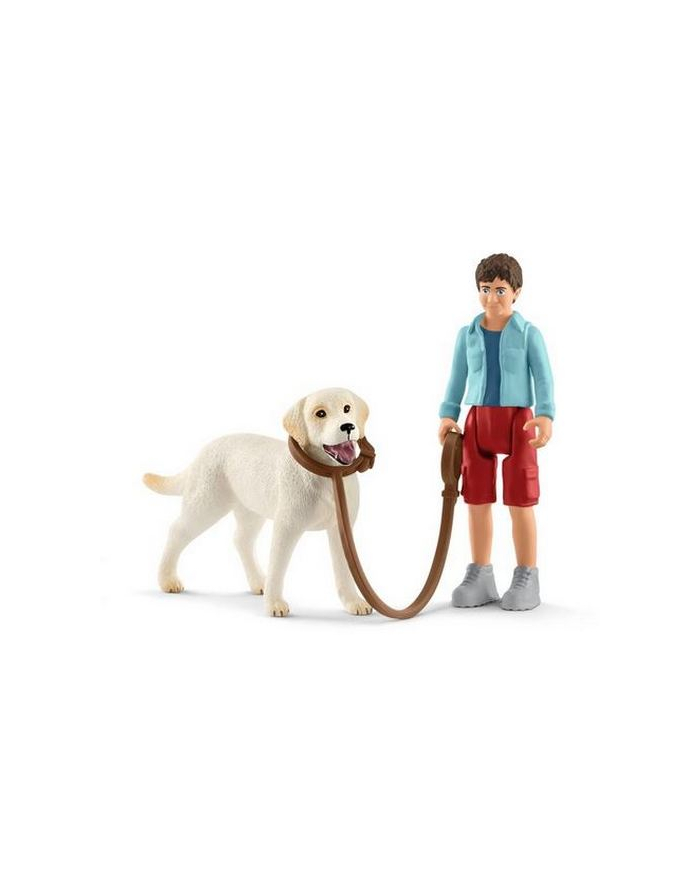 schleich SLH 42478 Spacer z Labrador Retriver główny