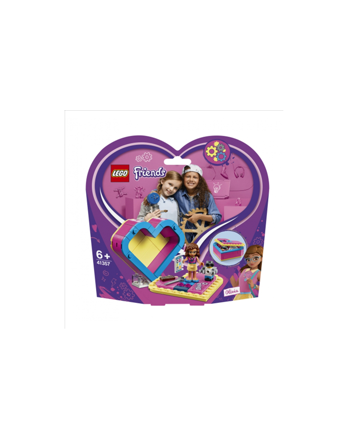 LEGO 41357 FRIENDS Pudełko w kształcie serca Olivii p.4 główny