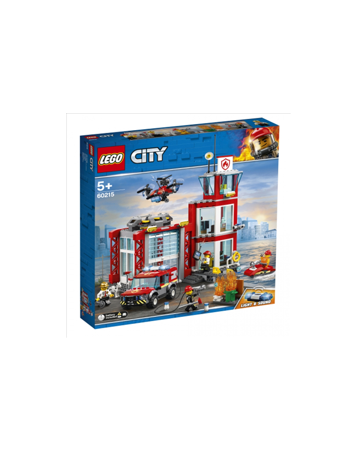 LEGO 60215 CITY Remiza strażacka p.4 główny