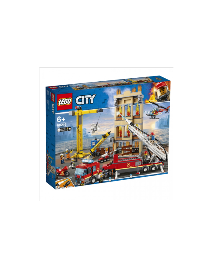 LEGO 60216 CITY Straż pożarna w śródmieściu p.3 główny