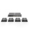 digitus Przedłużacz/Extender HDMI 4-portowy do 40m po Cat.6/7, 1080p 60Hz FHD, HDCP 1.4, IR, audio (zestaw) - nr 17