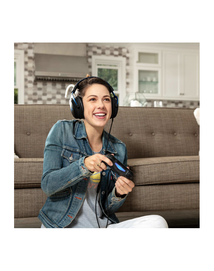 hyperx Słuchawki Cloud Gaming niebieskie PS4 główny