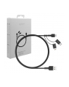 aukey CB-BAL5 3w1 nylonowy ultraszybki Quick Charge micro USB | USB C | Lightning | 1.2m - nr 7