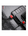 usams Kabel pleciony U5 2A USB-C 1,2m czerwony US-SJ221 - nr 3