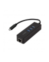 logilink Adapter Gigabit Ethernet do USB 3.0 z hubem USB - nr 1