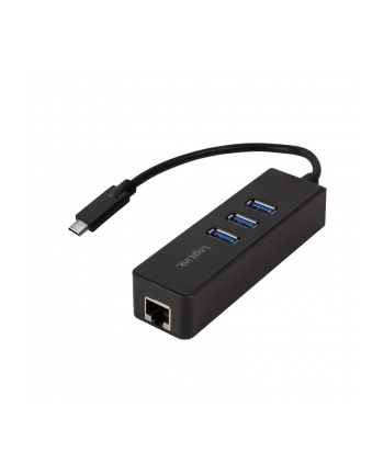 logilink Adapter Gigabit Ethernet do USB 3.0 z hubem USB
