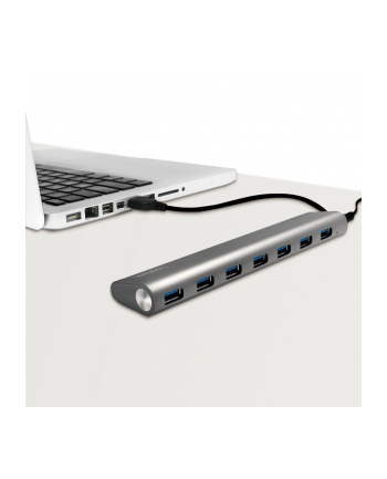 logilink Hub USB 3.0 7-portów aluminiowa obudowa
