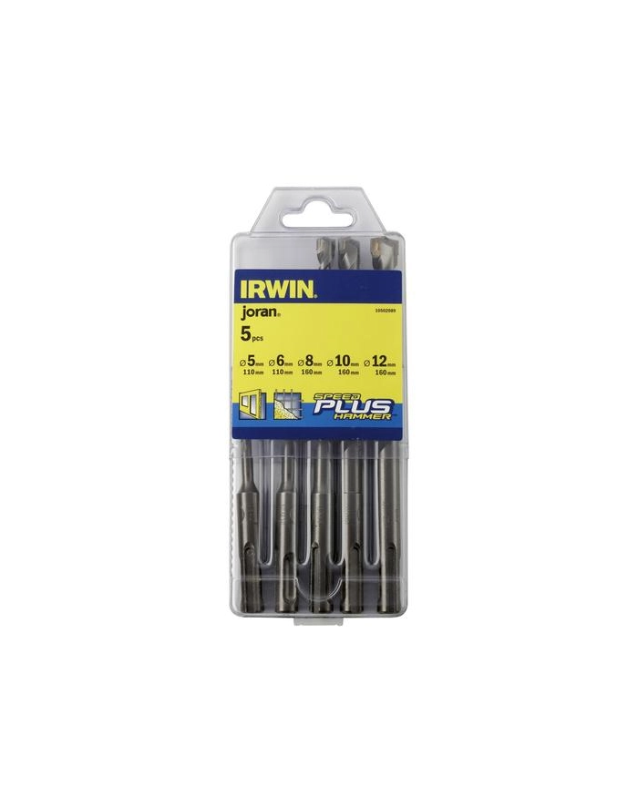 ZESTAW WIERTEŁ SDS-plus 5-12mm (5szt.) SPEEDHAMMER PLUS IRWIN główny