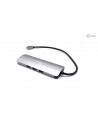 i-tec USB-C Metal Nano Stacja Dokująca 1x HDMI 4K Ultra HD 3840 x 2016 @ 30Hz 1x czytnik SD 1x czytnik micro SD 1x Ethernet GLAN RJ-45 port 1x - nr 69