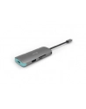 i-tec USB-C Metal Nano Stacja Dokująca 1x HDMI 4K Ultra HD 3840 x 2016 @ 30Hz 1x czytnik SD 1x  czytnik micro SD 3x USB 3.0 1x USB-C Power D - nr 20