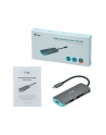 i-tec USB-C Metal Nano Stacja Dokująca 1x HDMI 4K Ultra HD 3840 x 2016 @ 30Hz 1x czytnik SD 1x  czytnik micro SD 3x USB 3.0 1x USB-C Power D - nr 26