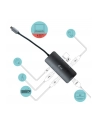 i-tec USB-C Metal Nano Stacja Dokująca 1x HDMI 4K Ultra HD 3840 x 2016 @ 30Hz 1x czytnik SD 1x  czytnik micro SD 3x USB 3.0 1x USB-C Power D - nr 32