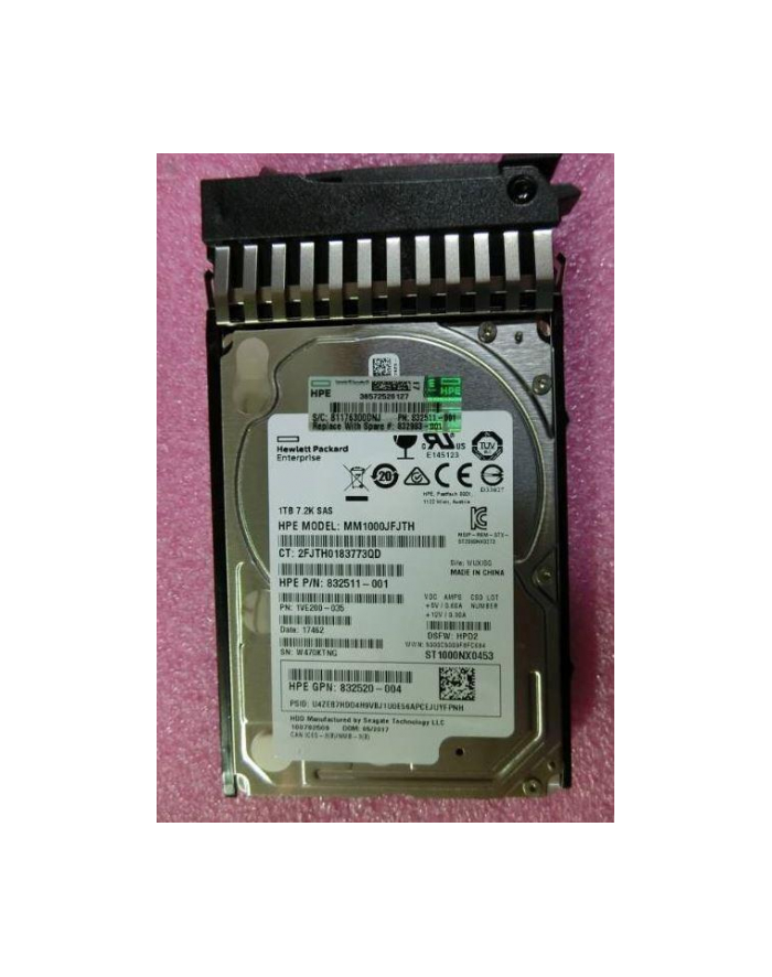 1TB 12G SAS MDL 7.2K SFF (832983- 001) główny