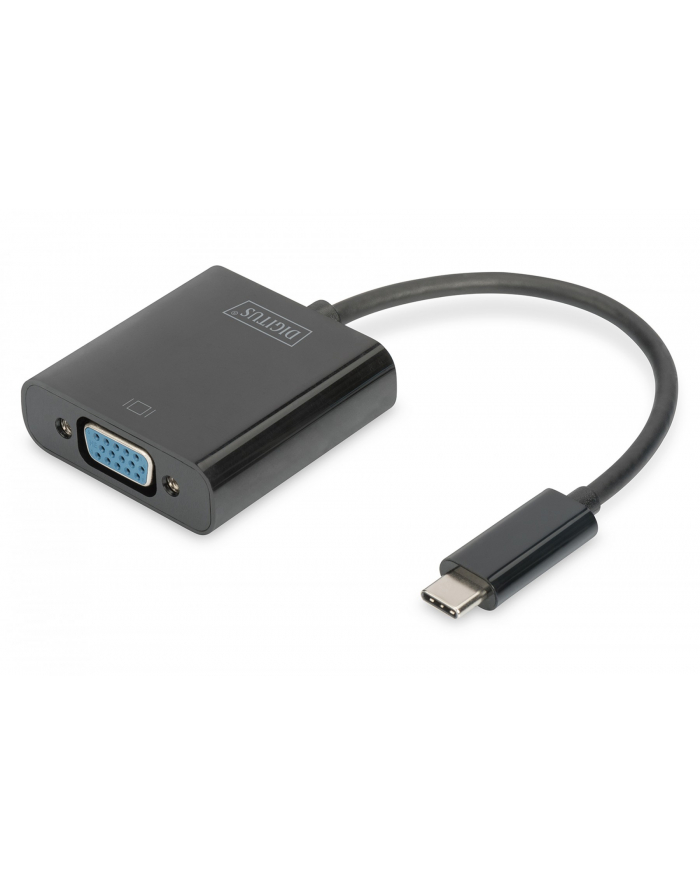 digitus Adapter graficzny VGA 1080p FHD na USB 3.1, czarny, dł. 15cm główny