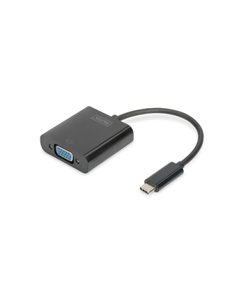 digitus Adapter graficzny VGA 1080p FHD na USB 3.1, czarny, dł. 15cm