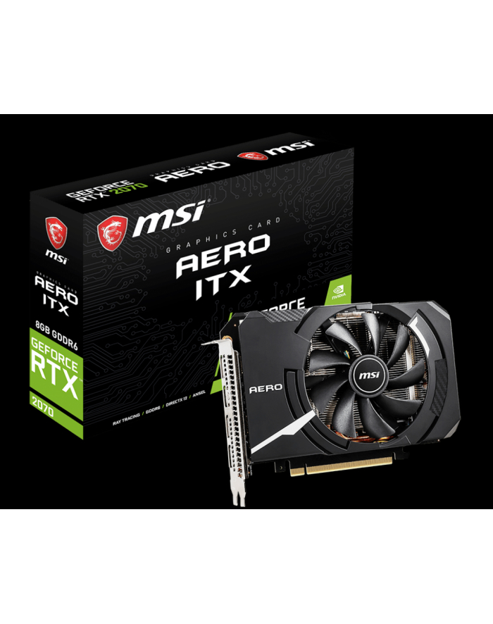 msi Karta graficzna GeForce RTX 2070 AERO ITX 8GB HDMI/3DP główny