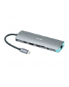 i-tec USB-C Metal Nano Stacja Dokująca 1x HDMI 4K Ultra HD 3840 x 2016 @ 30Hz 1x czytnik SD 1x czytnik micro SD 1x Ethernet GLAN RJ-45 port 1x - nr 59