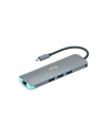 i-tec USB-C Metal Nano Stacja Dokująca 1x HDMI 4K Ultra HD 3840 x 2016 @ 30Hz 1x czytnik SD 1x czytnik micro SD 1x Ethernet GLAN RJ-45 port 1x - nr 66