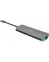 i-tec USB-C Metal Nano Stacja Dokująca 1x HDMI 4K Ultra HD 3840 x 2016 @ 30Hz 1x czytnik SD 1x czytnik micro SD 1x Ethernet GLAN RJ-45 port 1x - nr 73